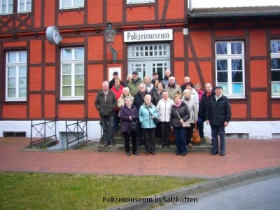 Halbtagesfahrt nach Salzkotten, Besuch des Polizeimuseums